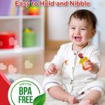 Baby Fruit Feeder Pacifier Nibbler for Fruit Feeder Teether (1 Piece).