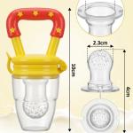 Baby Fruit Feeder Pacifier Nibbler for Fruit Feeder Teether (1 Piece).