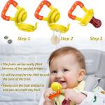 Baby Fruit Feeder Pacifier Nibbler for Fruit Feeder Teether (1 Piece).