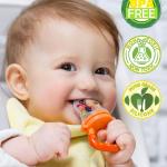 Baby Fruit Feeder Pacifier Nibbler for Fruit Feeder Teether (1 Piece).