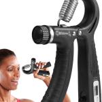 Hand Gripper Forearm Exercise Equipment - Hand Gripper 5 to 60 kg with Counter | Adjustable Hand gripper.