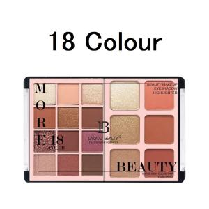 18 Colors matte eyeshadow palette (pack o f 1).