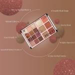 18 Colors matte eyeshadow palette (pack o f 1).