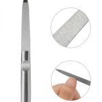 Pack 2 Stainless Silver Steel Nail Filers (5 Inches)  (Set of 2)