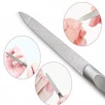 Pack 2 Stainless Silver Steel Nail Filers (5 Inches)  (Set of 2)