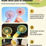 Rechargeable Mini Fan (Pack of 1)