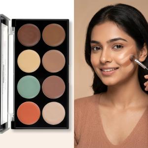8-Shade High Coverage Concealer Palette (Pack of 1)..