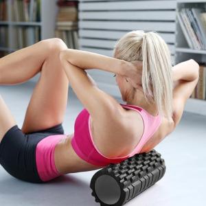 Foam Roller for Back Pain, High Density Foam Roller for Workout in the Gym, Back Roller(Pack of 1).black