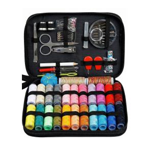 100 Pcs Sewing Kit, 12 Thread Pools, Tailoring Accessories, Silai Thread and Needle, Craft Material, Thread Box Set, Travel Bag