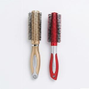 Hair Curling Roller Round Comb Brush(Pack 2).