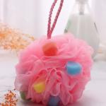 Sponge – Premium Round Loofah Body Wash Puff and Shower Scrubber (Pack of 1)