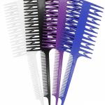 Dyeing Sectioning Comb (Black) (Pack Of 1)