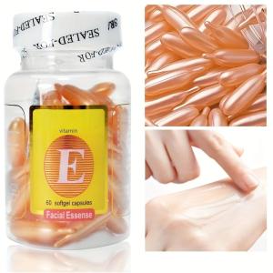 Facial Capsules for Glowing Skin Aloe Vera And Vitamin E  (60 g) 1 Pcs