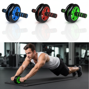 Ab Roller Perfect Abdominal and Stomach Exercise (Multicolour).