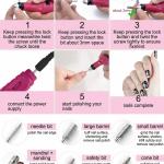 Electric Nail Drill Machine 20000 RPM Professional Nail Drills for Acrylic Nails Gel E-file Nail File