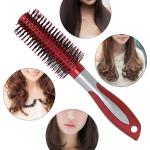 Hair Curling Roller Round Comb Brush paçk of 2