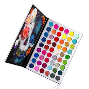 Professional 54 Color Board Eye Shadow Glitter Matte Shimmer Makeup Pallet(Pack of 1).