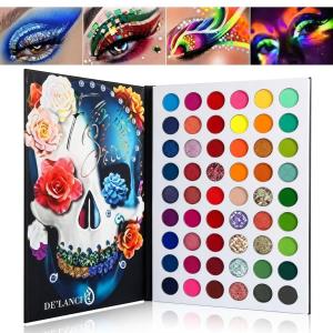 Professional 54 Color Board Eye Shadow Glitter Matte Shimmer Makeup Pallet(Pack of 1).