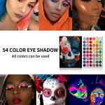 54 Colors Eyeshadow Palette(Multicolor) 1 Pcs