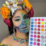 54 Colors Eyeshadow Palette(Multicolor) 1 Pcs