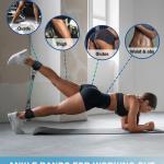 Ankle Resistance Bands, Ankle Bands for Working Out with Cuffs, Resistance Bands for Leg