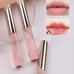 Lipstick Brush Silicone Lip Brush Women.(2 Piece). Glitter Pink