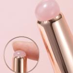 Lipstick Brush Silicone Lip Brush Women.(2 Piece). Glitter Pink