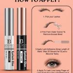 Waterproof Eyelash Glue Clear Tone | Long-Lasting, Strong Hold | 6ml | Ideal for False Lashes (Pack of 1)