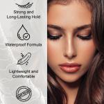 Waterproof Eyelash Glue Clear Tone | Long-Lasting, Strong Hold | 6ml | Ideal for False Lashes (Pack of 1)