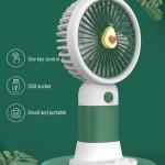 Handheld Fan, Cartoon Rechargeable Small Pocket Handheld Fan for Travel( 1 Piece).