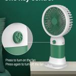 Handheld Fan, Cartoon Rechargeable Small Pocket Handheld Fan for Travel( 1 Piece).