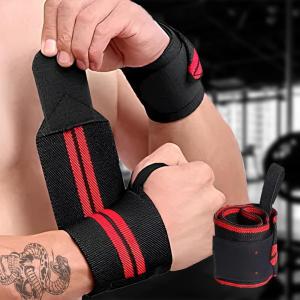 Wrist Supporter for Physiotherapy, Wrist Wrap, Hand Band with Adjustable Size Wrist Support  (Red)