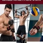 Wrist Band for Men & Women, Wrist Supporter for Gym Multicolor (1 Pair ).