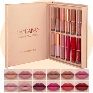 12Pcs Liquide matte Lipstick | 12Pcs Set | waterproof | long lasting