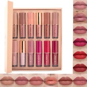12Pcs Liquide matte Lipstick | 12Pcs Set | waterproof | long lasting
