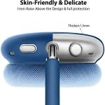 Silicone Carrying Case Replacement for AirPods Max Headphone (Sky Blue)