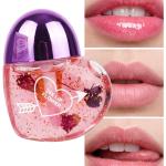 Sparkling Heart-Shaped Lip Gloss, Multicolor (Pack of 2).