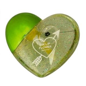 Sparkling Heart-Shaped Lip Gloss, Multicolor (Pack of 1).