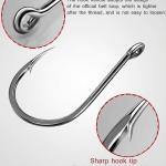 500Pcs Fishing Hooks 3#-12# Carp Single Fish Hook Set Fly Fishing Accessories Jig Sea Hooks..