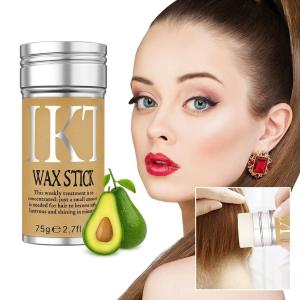 Hair Wax Stick | Avocado Scented Non-greasy Hair Stick for Baby Hair Frizz Control