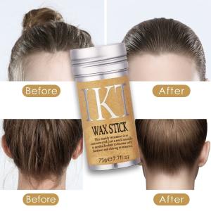 Professional Hair Wax Stick for Hair Styling Wax Stick Non-greasy Styling Wax
