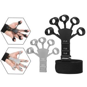 Workout Hand Finger Trainer Gripster Exerciser Grip Strength Hand Grip/Fitness Grip  (Black) 1 Piece