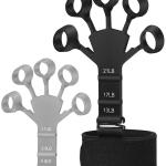Workout Hand Finger Trainer Gripster Exerciser Grip Strength Hand Grip/Fitness Grip  (Black) 1 Piece