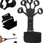 Workout Hand Finger Trainer Gripster Exerciser Grip Strength Hand Grip/Fitness Grip  (Black) 1 Piece