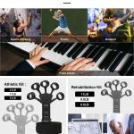 Workout Hand Finger Trainer Gripster Exerciser Grip Strength Hand Grip/Fitness Grip  (Black) 1 Piece