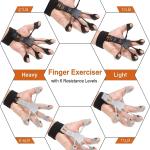 Workout Hand Finger Trainer Gripster Exerciser Grip Strength Hand Grip/Fitness Grip  (Black) 1 Piece