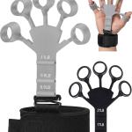 Workout Hand Finger Trainer Gripster Exerciser Grip Strength Hand Grip/Fitness Grip  (Black) 1 Piece