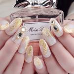 Professional 12 Box Gold Silver Copper Foil Tinfoil Paillette Chip Foil Nail Glitter(Pack of 1).