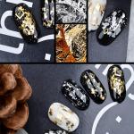 Professional 12 Box Gold Silver Copper Foil Tinfoil Paillette Chip Foil Nail Glitter(Pack of 1).