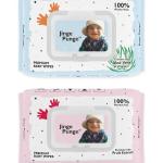PREMIUM BABY WIPES WITH ALOE VERA, GRAPE FRUIT EXTRACT & VITAMIN E (72 wipes, Combo of 2)